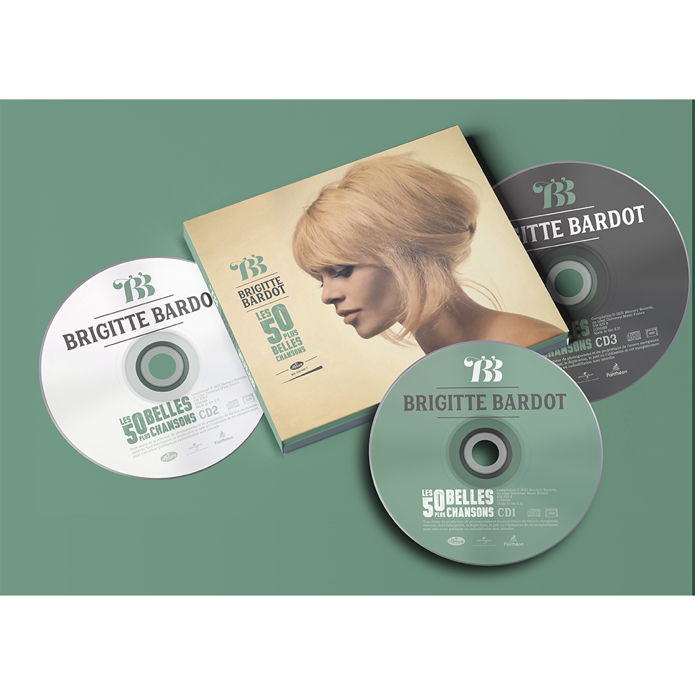 Coffret CD - Les 50 plus belles chansons - Store Brigitte Bardot